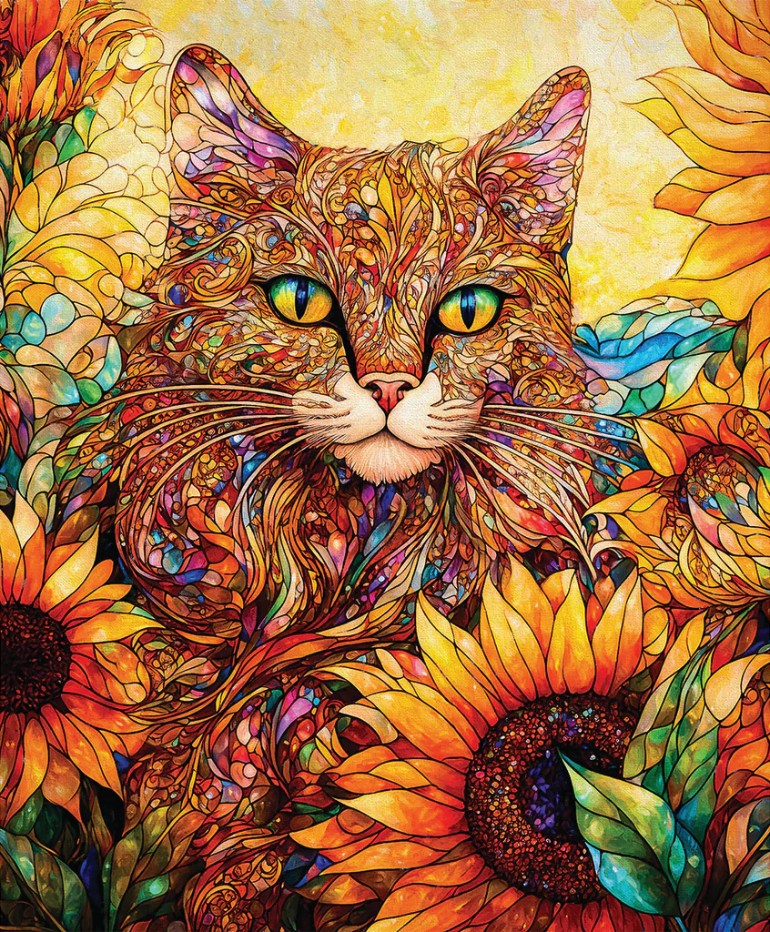 Sonny in the Sunflowers - Panel 16240204P-01