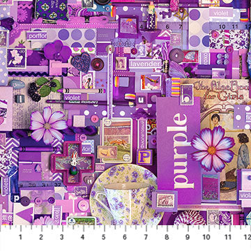 Color Collage DP22417-84 Purple