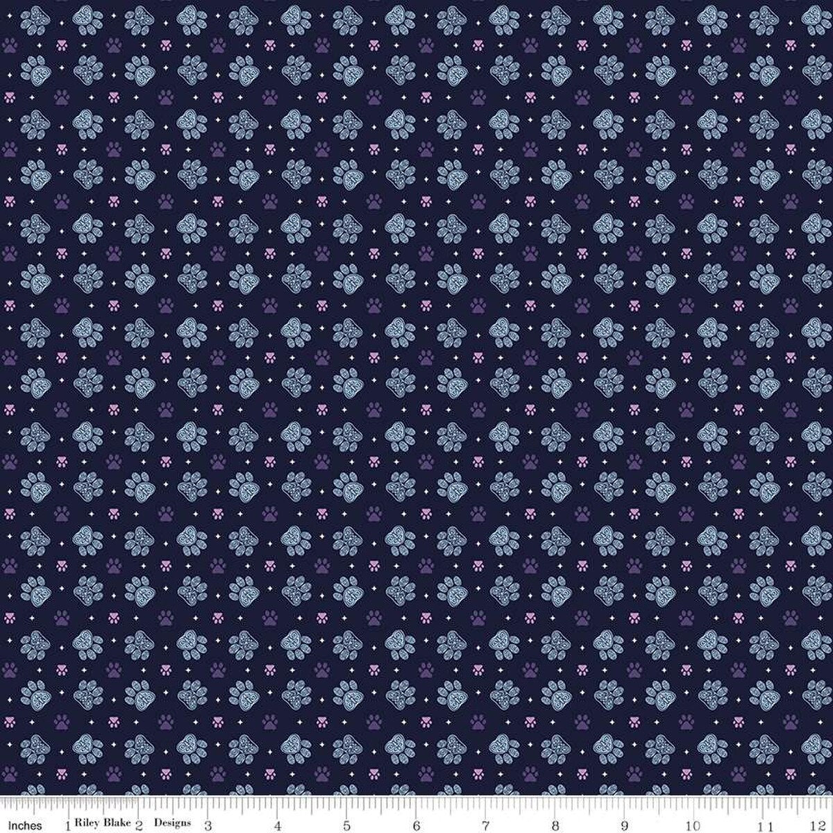 Celtic Cats Paw Prints CD16586 Nighttime