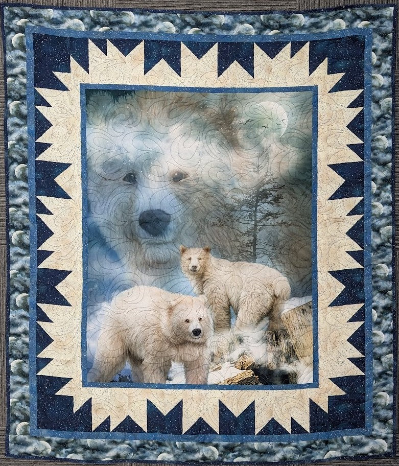 Center of Attention Polar Bear 53x63