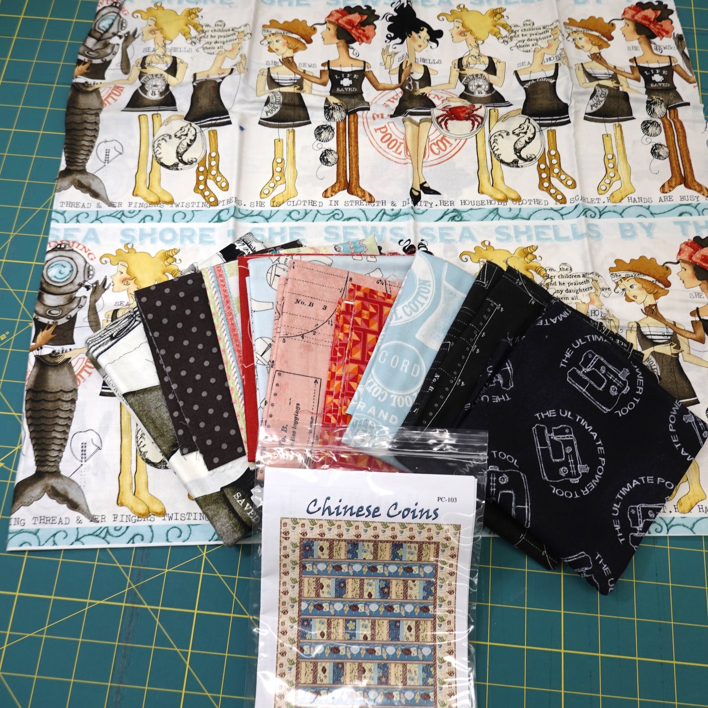 Sewing Coins kit 55.5x73