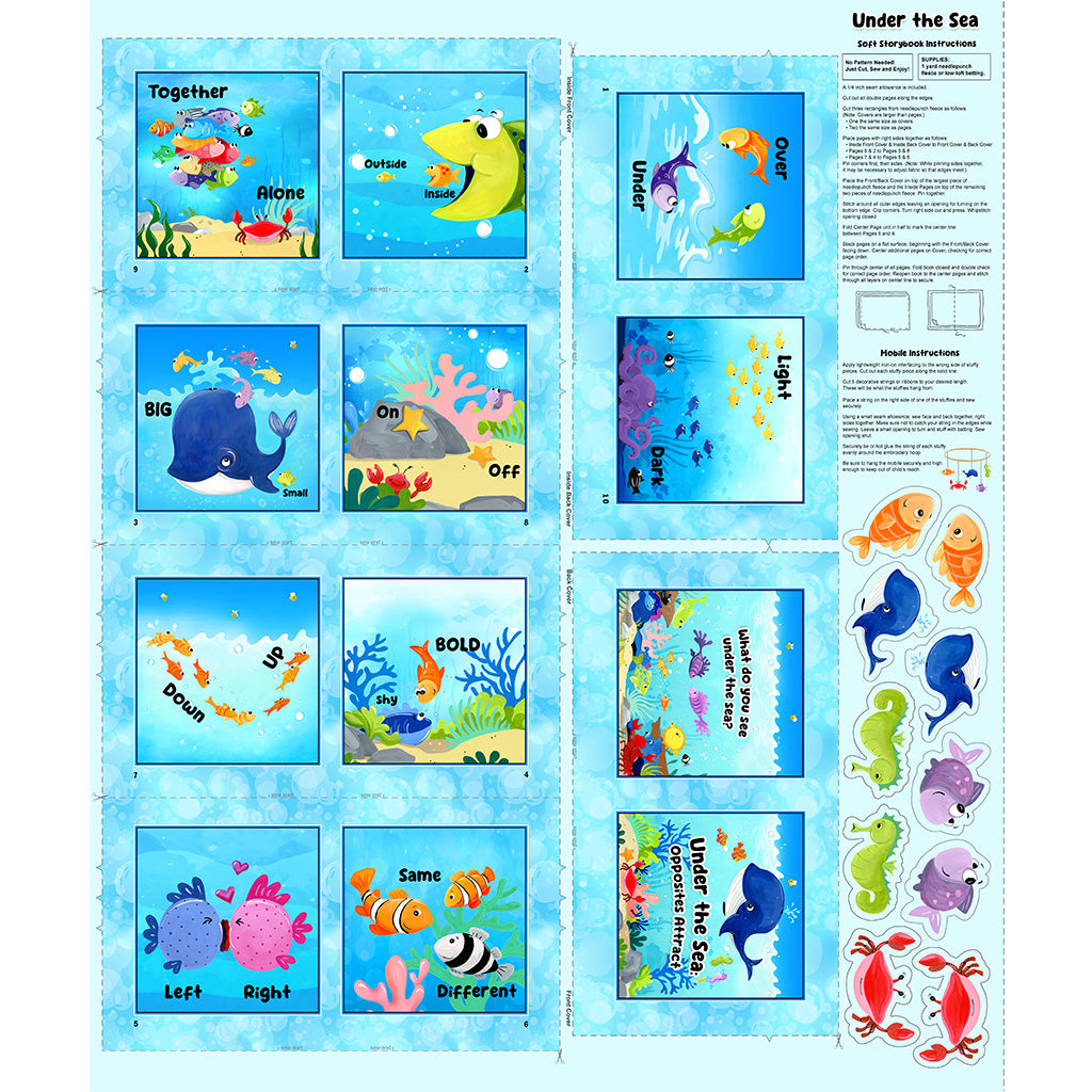Under the Sea Book Panel SB20446-999