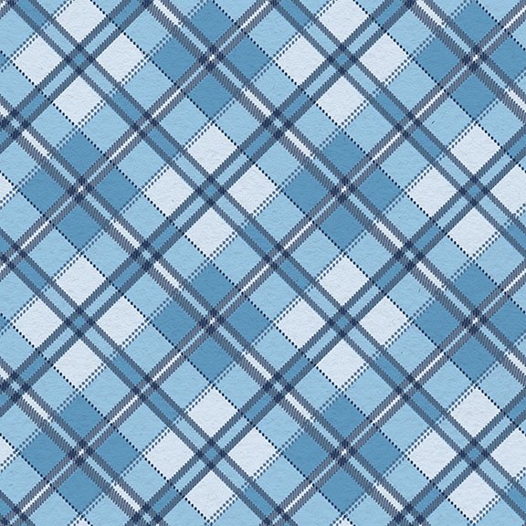 2026 Quilt MN Diagonal Plaid Blue