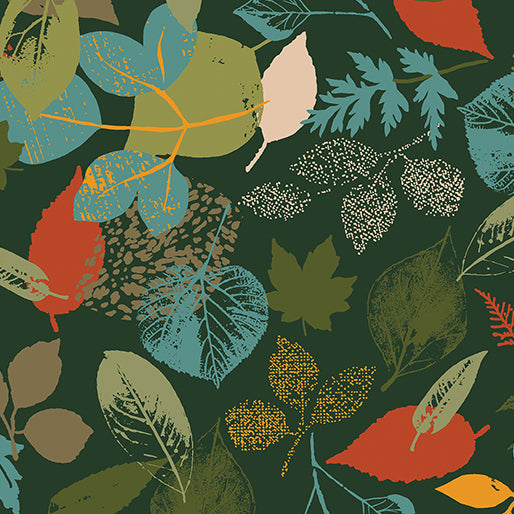 Great Outdoors Flannel Fall Foliage Green