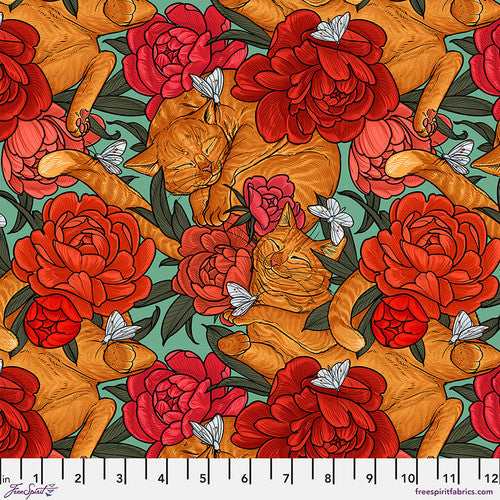 Rachel Hauer Garden Bed - Cat Nap PWRH100.Mint