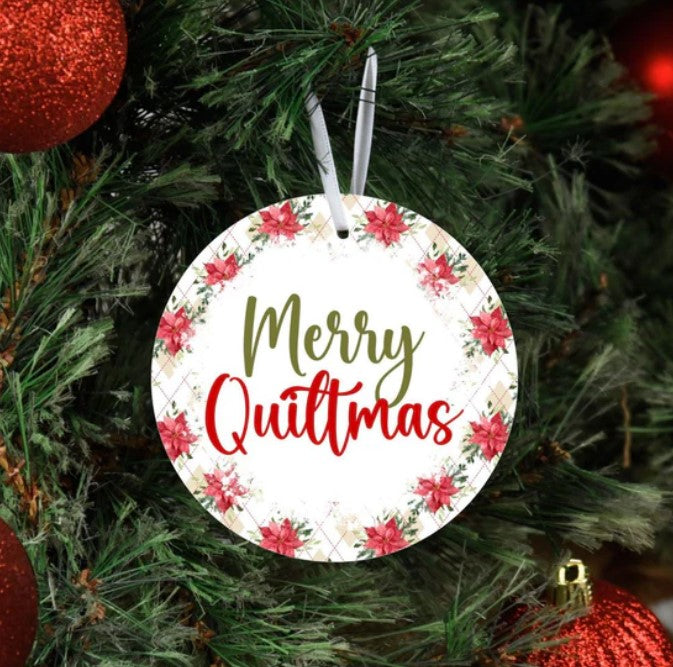 Merry Quiltmas Ornament