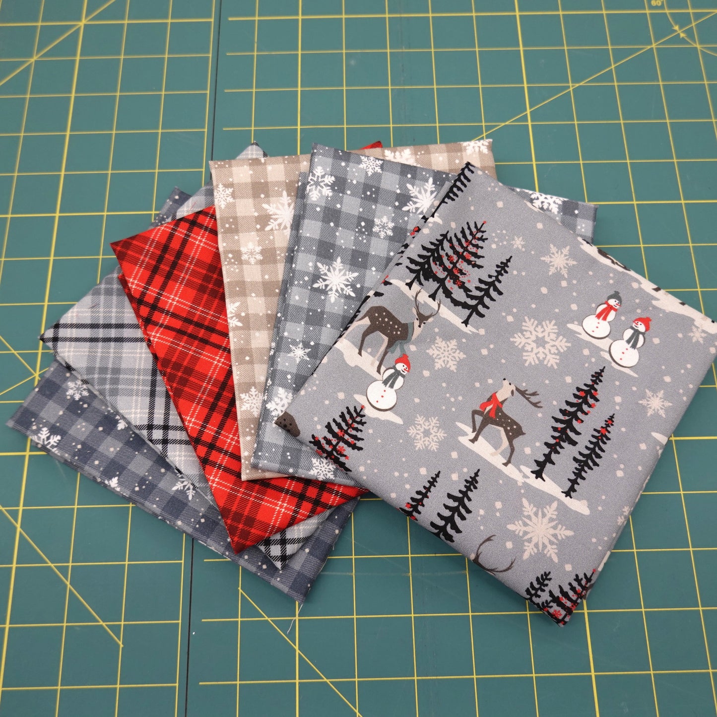 Mystery Five-0 Lucky Break Winter Whispers FQ Bundle (6 pcs)