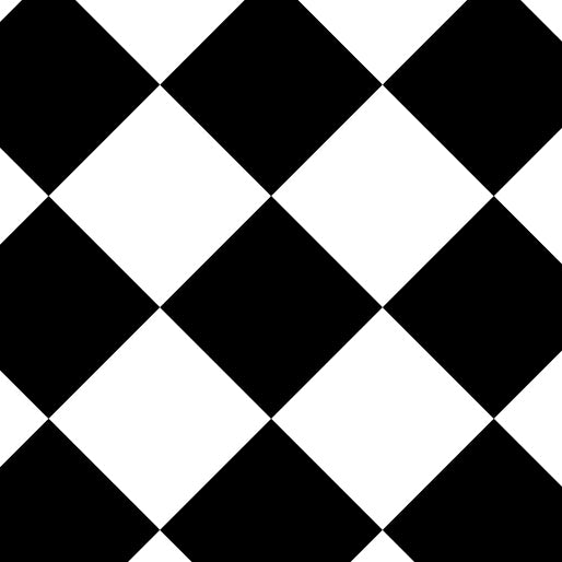 Let's Play Chess Board Black/White 14813-90