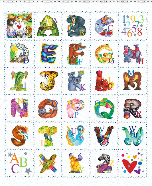 Amazing Alphabet Block Panel Y4753-1