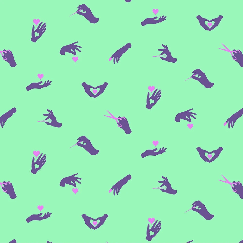 Tula Pink Homemade - Busy Fingers-Night