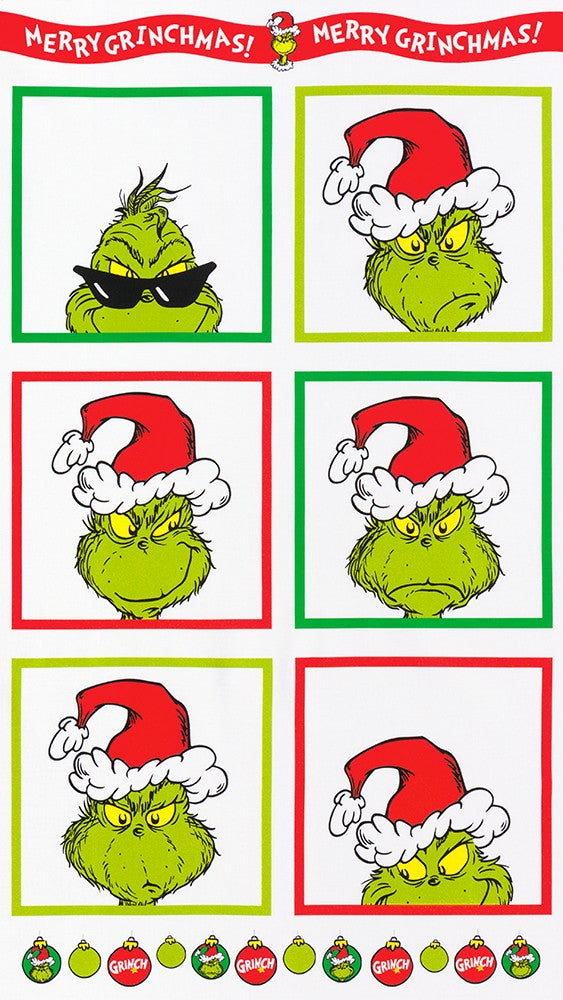 How the Grinch Stole Christmas Panel ADE-20993-223 Holiday