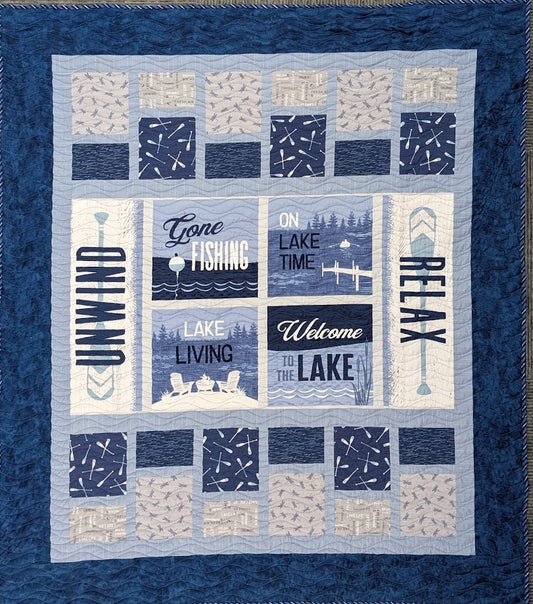Lake Retreat Hopscotch 56.5x72.5