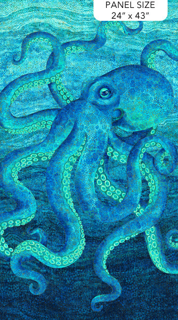 Shimmer Enigma Octopus Panel 28180M-48
