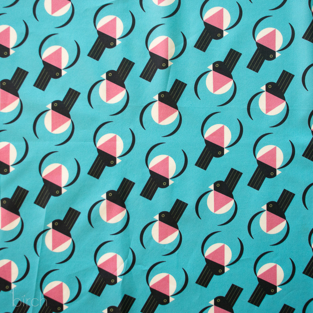 Charley Harper Michigan Audubon Grosbeak Flight CH-398