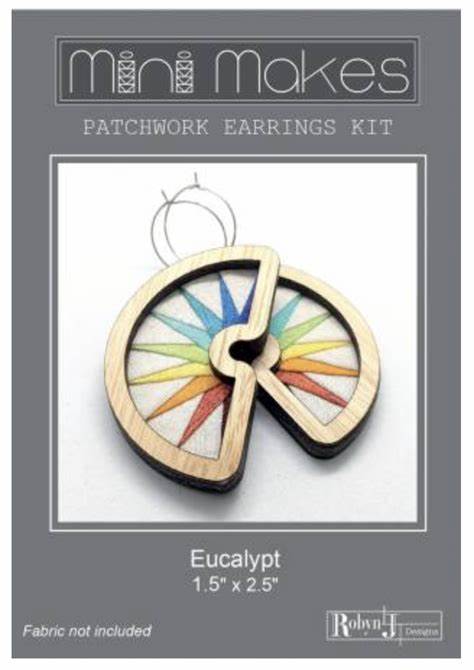 Moon Patchwork Earrings Kit