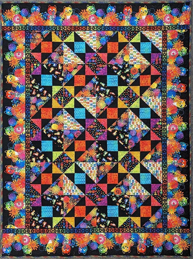 PAWsitivity Quilt 67.5x91.5