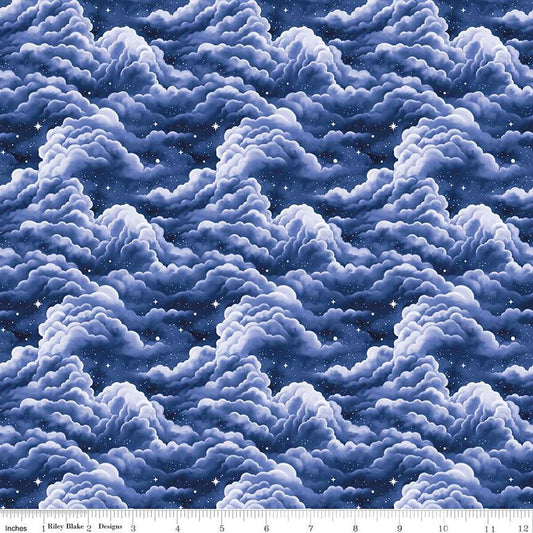 Celtic Cats Clouds CD16581 Navy