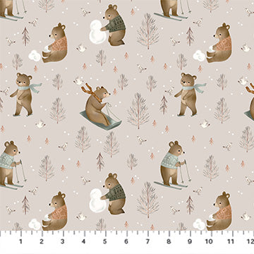 Cozy Cubs Snow Day Taupe 91100-14