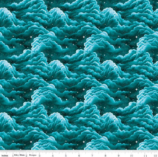 Celtic Cats Clouds CD16581 Teal