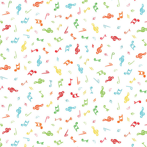 Making Music Mini Notes White 14767-09