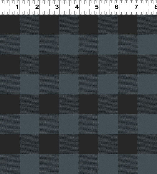 Living the Dream Flannel Plaid Lt Navy Y4537-93