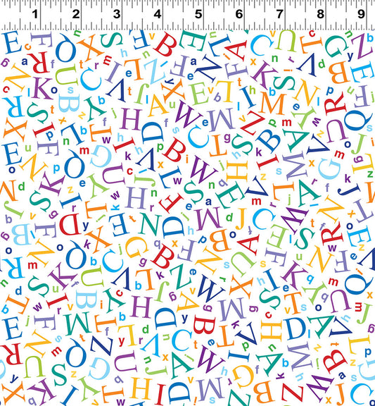 Amazing Alphabet Letters on White Y4757-1