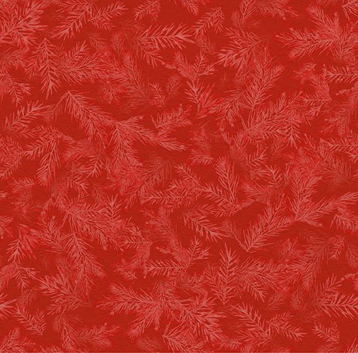 2026 Quilt MN Tonal Branches Red