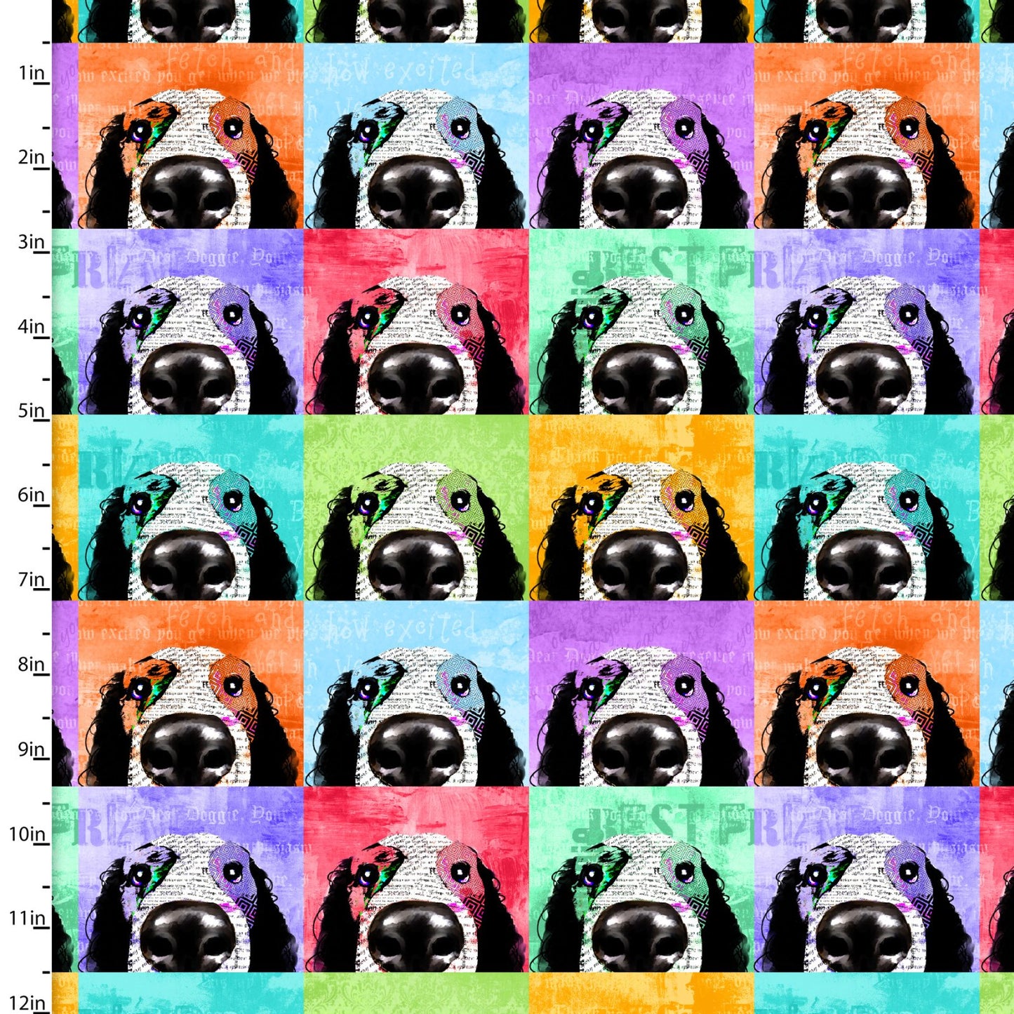 Raise the Woof Pup Art 22344-MLT