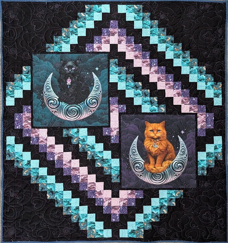 Celtic Cats Spirit Echoes 56x62