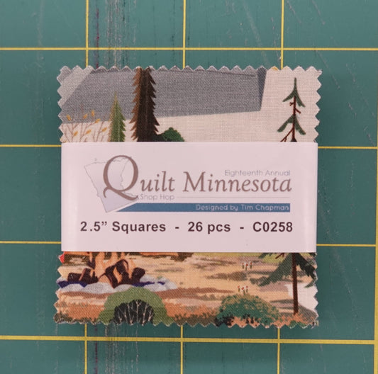 2024 Quilt MN 2.5" Squares (26 pcs)