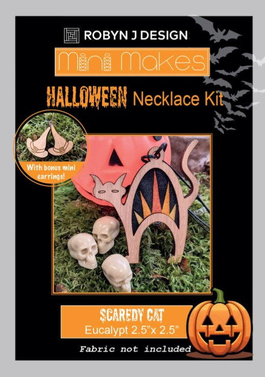 Scaredy Cat Halloween Necklace Kit