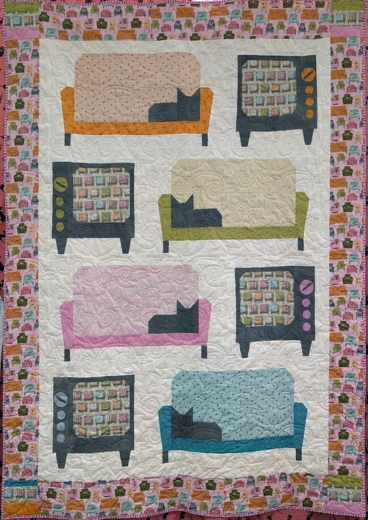 Kitty Couch Potatoes 63x82