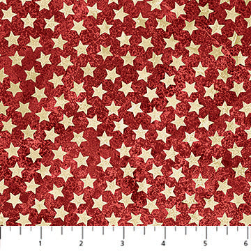 America 250 Stars on Red 28375-24
