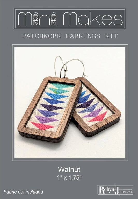 Rectangle Patchwork Earrings Kit