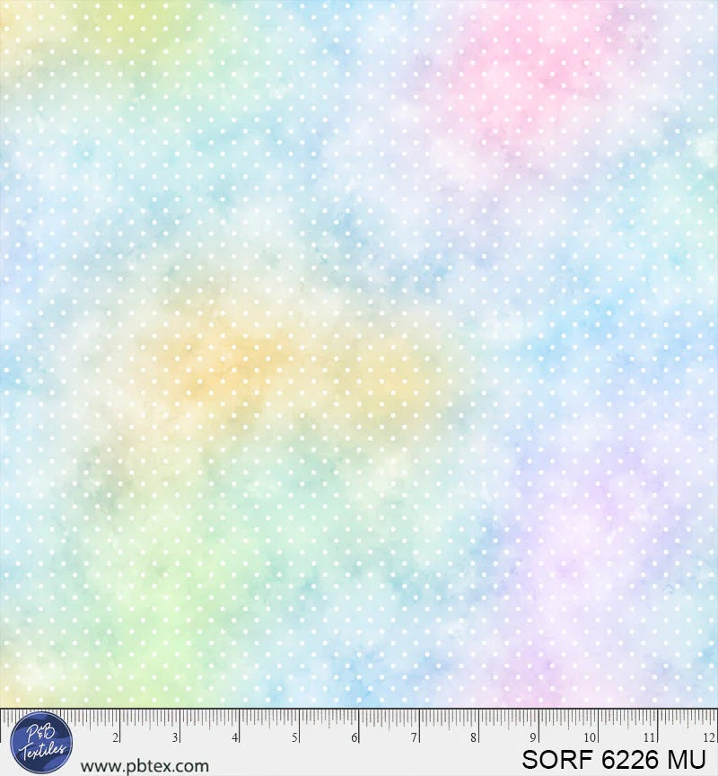 Sorbet Flannel Pin Dot Multi SORF06226MU
