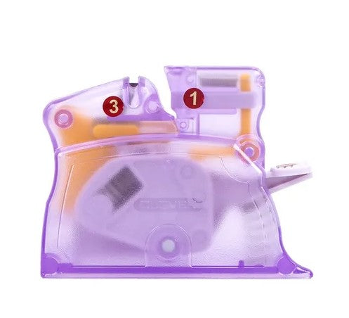 Desk Needle Threader Purple