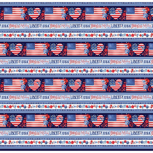 Faith Family Freedom American Stripe 14833-99T