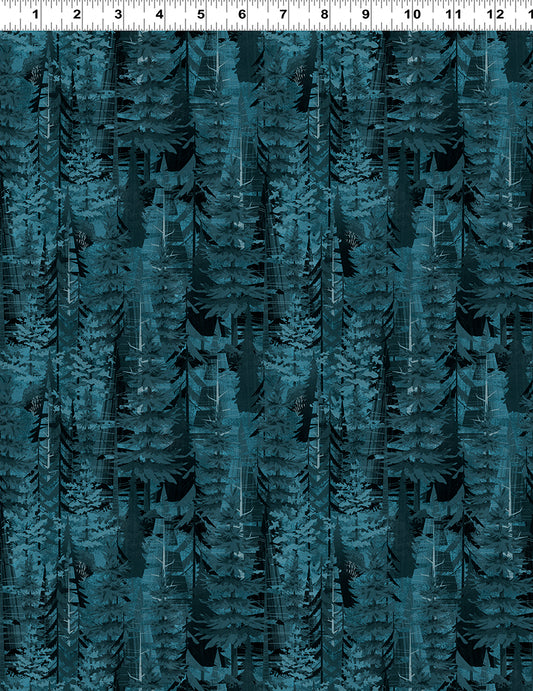 2024 Quilt MN Trees Teal