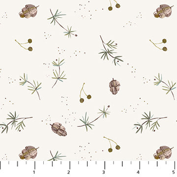 Cozy Cubs Pinecones White 91104-10