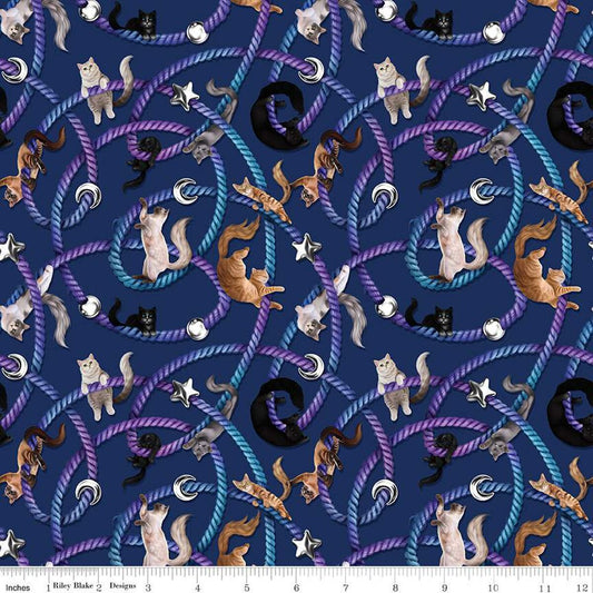 Celtic Cats String Cats CD16580 Navy