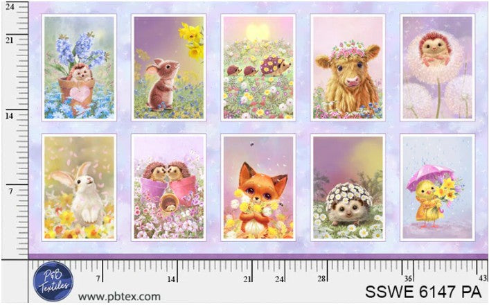 Spring Sweeties Block Panel SSWE06147PA