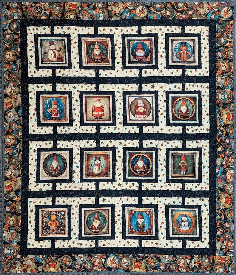 Santa's Workshop Town Square 65x77