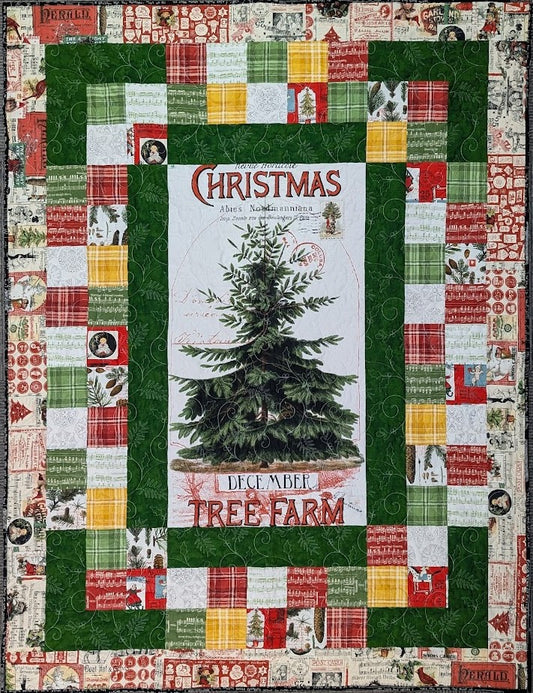 Classic Christmas Hillside Charm 59x77