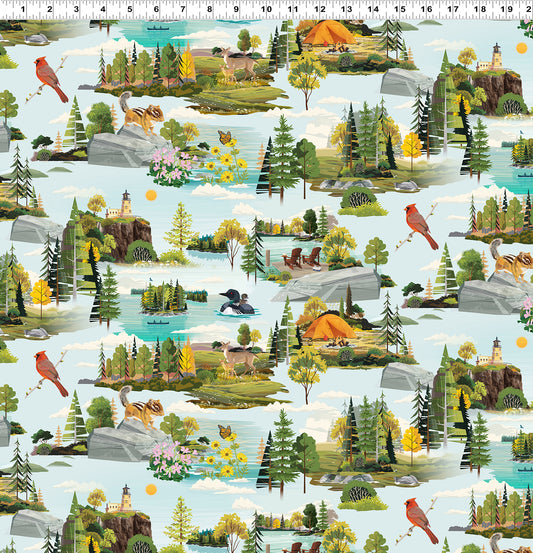 2024 Quilt MN Toile Lt Sky