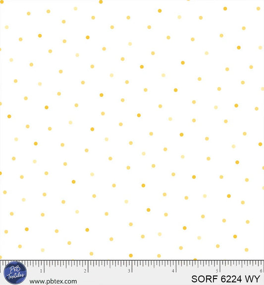 Sorbet Flannel Tossed Tonal Dot SORF06224WY