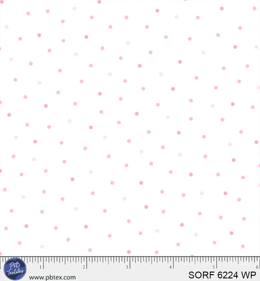Sorbet Flannel Tossed Tonal Dot SORF06224WP