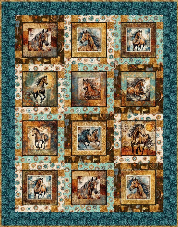 Born to Run Quilt Kit 51x66