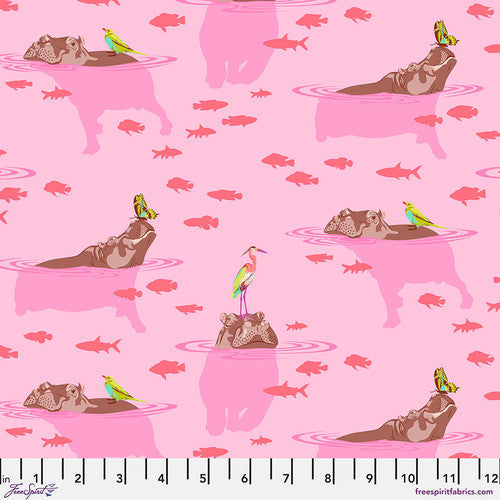 Tula Pink Everglow - My Hippos Don't Lie PWTP204.Nova