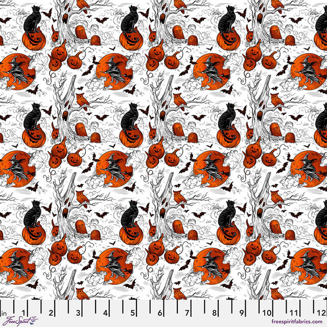 Costumes & Cobwebs SM Haunted Toile PWRH126.White