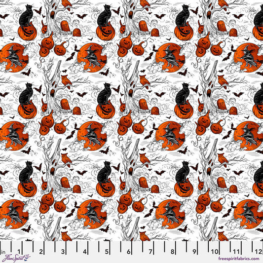 Costumes & Cobwebs SM Haunted Toile PWRH126.White